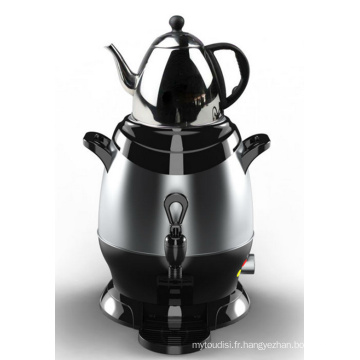 Bouilloire à eau en acier inoxydable 5L Samovar avec théière